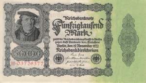 50000 Mark 1922 Ro.79b H